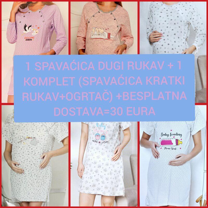 SUPER PONUDA 7 (1 SPAVAĆICA DUGI RUKAV+1 KOMPLET+BESPLATNA DOSTAVA)